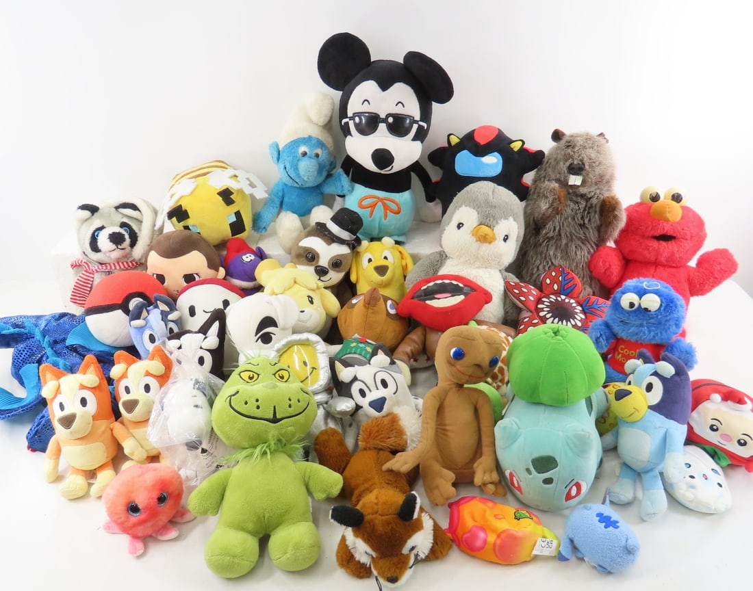 Plush Toys- Bluey, Pokemon. Mickey Mouse & Others (1 of 11)