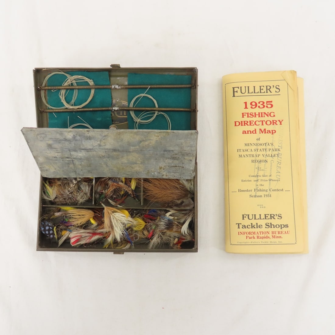 1935 Fishing Directory & Vintage Fishing Flies (1 of 13)