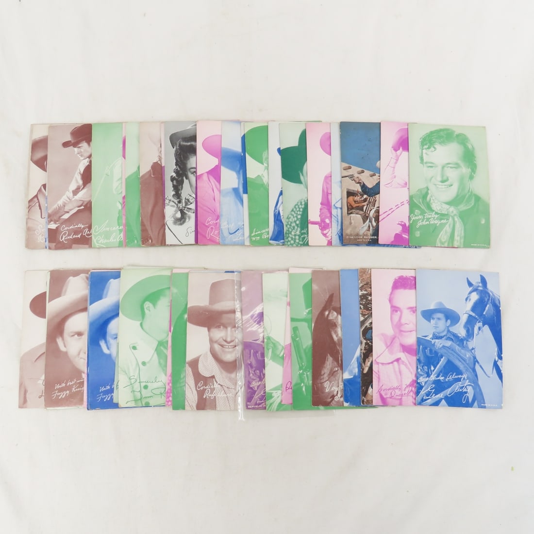 Over 40 Western Stars Penny Arcade Cards (1 of 8)