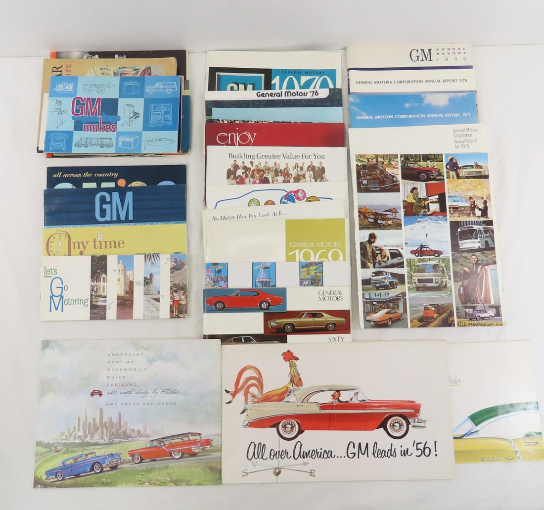Vintage GM Car Brochures, Annual Reports & More (1 of 17)