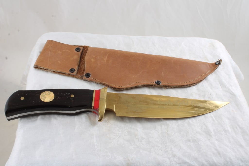American Gold Liberty Coin Ltd. Ed Bowie Knife 12" (1 of 15)