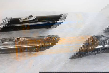 Winchester & United States Navy Flashlights: Winchester & United States Navy Flashlights - As pictured. Untested. Please ask questions and rerad terms & conditions before bidding. 