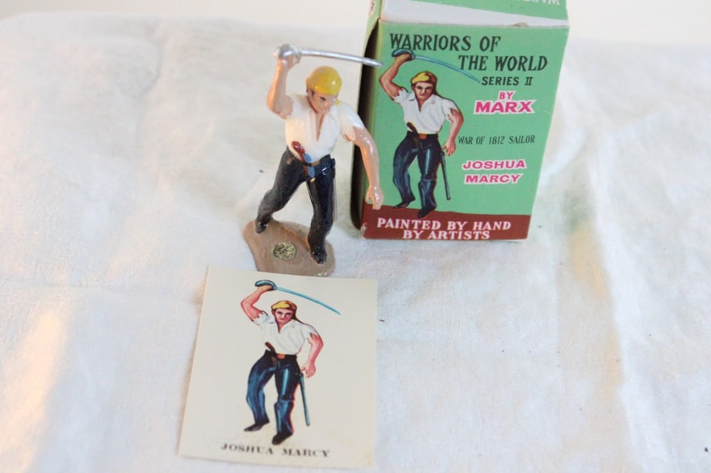 Marx Warriors of the World Joshua Maray in Box: Marx Warriors of the World Joshua Maray in Box - War of 1812 Figure with Card and in original box as pictured. Please ask questions and rerad terms & conditions before bidding.