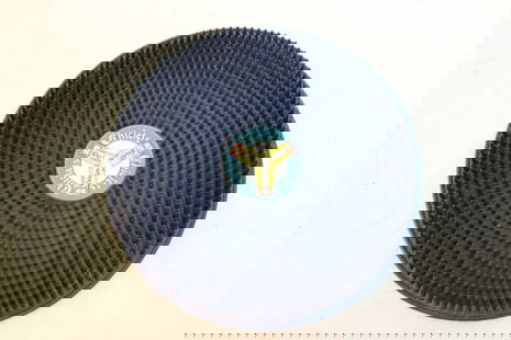 Adams Chiclets Gum Adv. Change Tip Rubber Mat: Adams Chiclets Gum Adv. Change Tip Rubber Mat - Measures 8" in Diameter by Sun Rubber Company. As pictured. Please ask questions and rerad terms & conditions before bidding. 