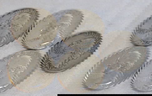 5 Silver Quarters, 1954, 1960, 1962, 1963, 1964: 5 Silver Quarters, 1954, 1960, 1962, 1963, 1964 - All as pictured. Please ask questions and rerad terms & conditions before bidding. 