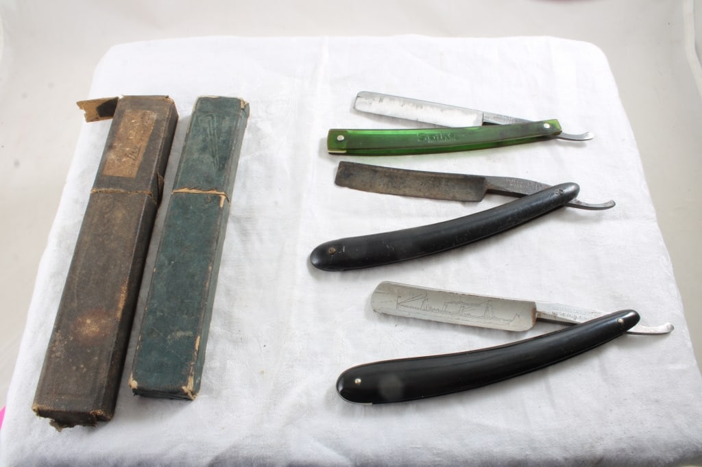 3 Vintage Straight Razors Imperial, Ontario, Spike (1 of 20)