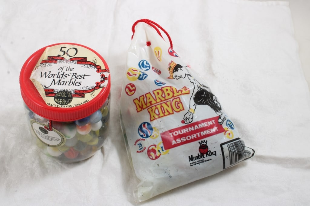 Jar of Marbles & Bag of Marbles (1 of 20)