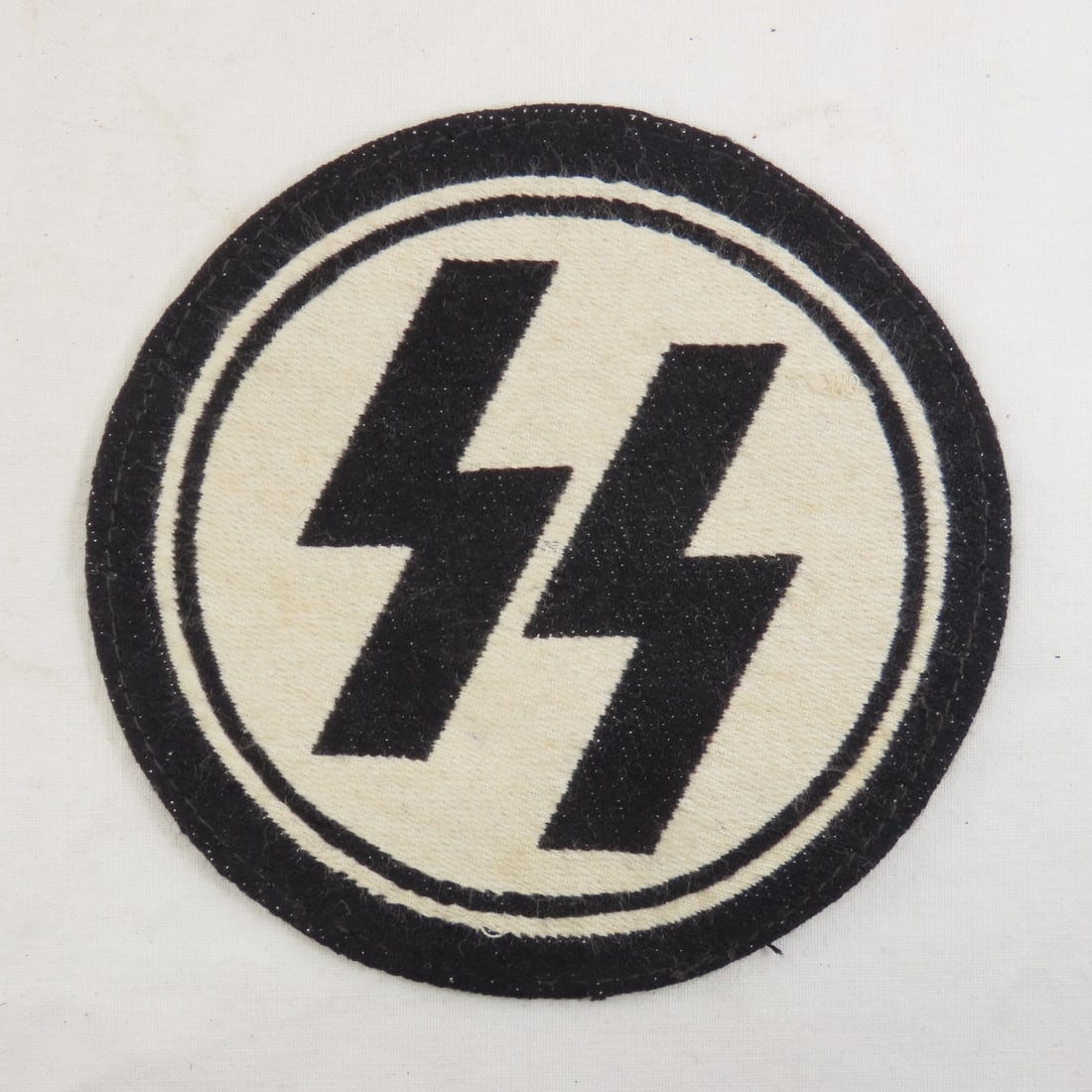 WWII German SS Patch with RZM tag (1 of 3)