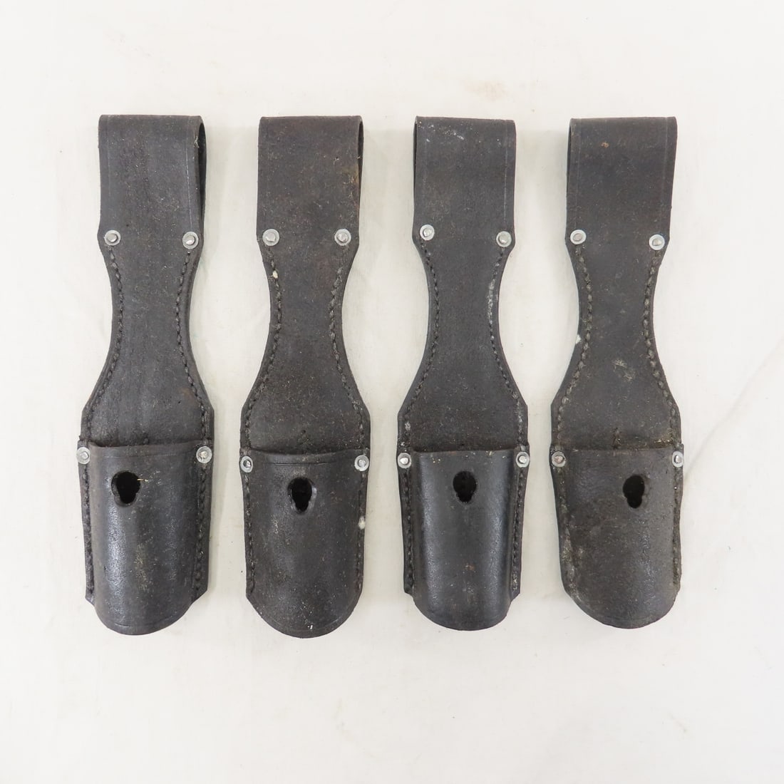 4 1941 Carl Herting leather bayonet frogs: 4 1941 Carl Herting leather bayonet frogs - Please ask questions & read terms conditions before bidding.