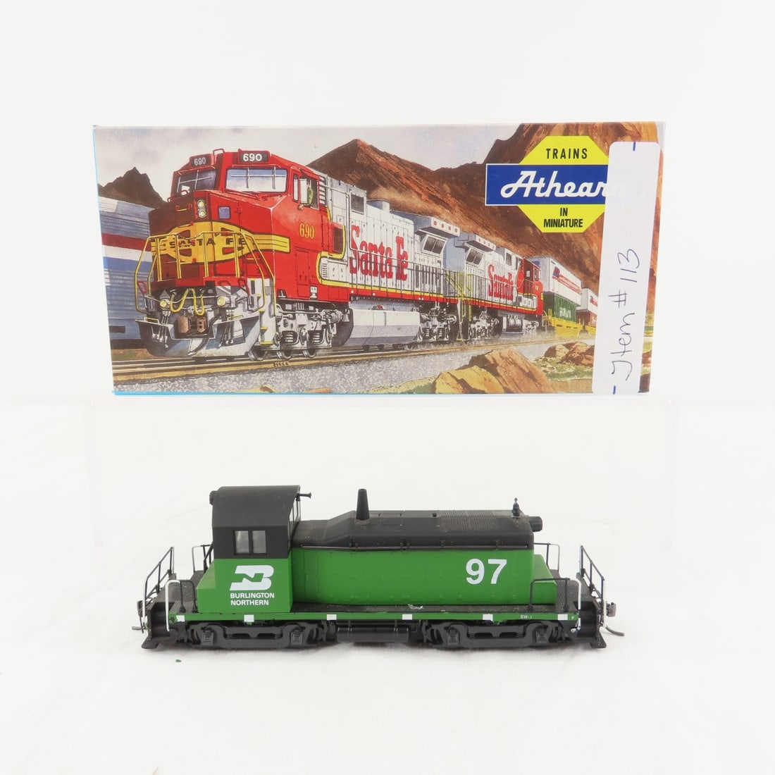 Walthers HO BN Diesel Switcher #97: Walthers HO BN Diesel Switcher #97-Please ask questions and read terms & conditions before bidding.