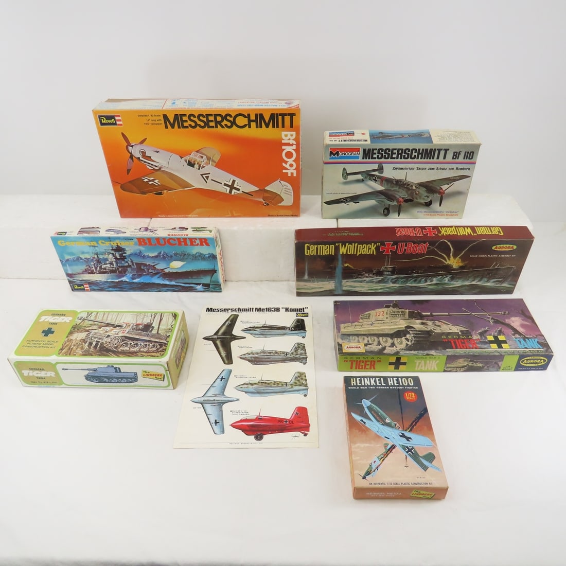 7 Vintage German Military Models in Boxes (1 of 16)
