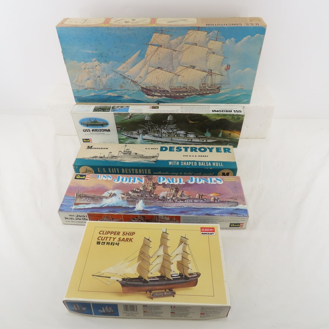 5 Ship Model Kits, Cutty Sark, Destroyer & More (1 of 10)