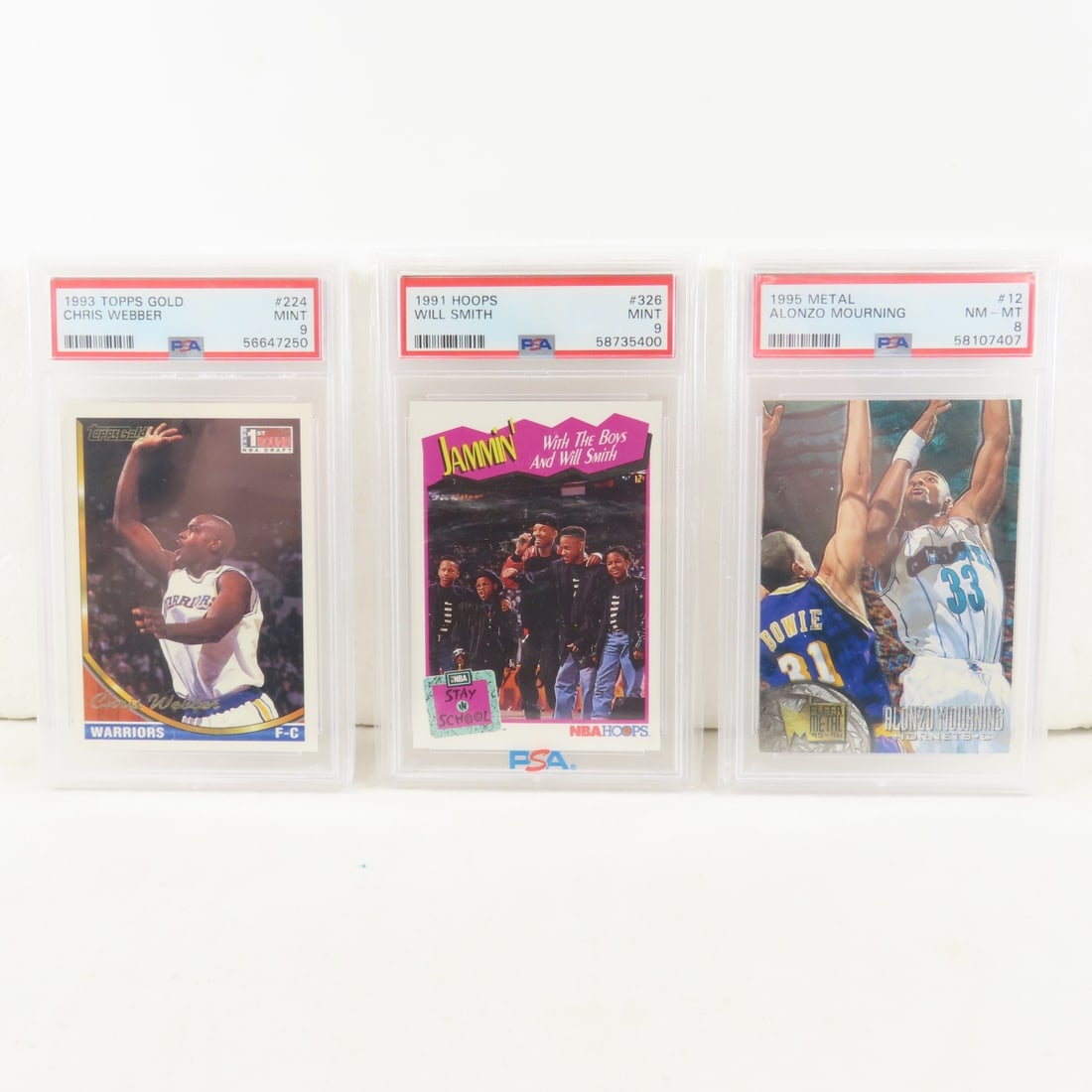 3 PSA Graded early 1990s Basketball cards (1 of 7)