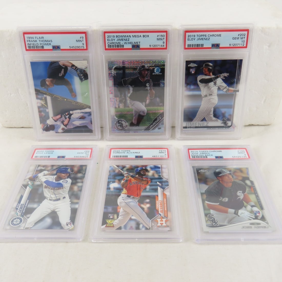 6 modern PSA 9 & PSA 10 Graded Baseball cards (1 of 13)