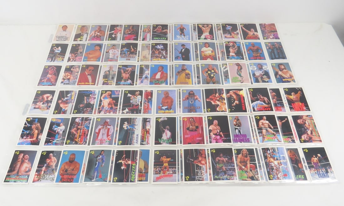 1990 Complete Set of 145 WWF Cards (1 of 18)