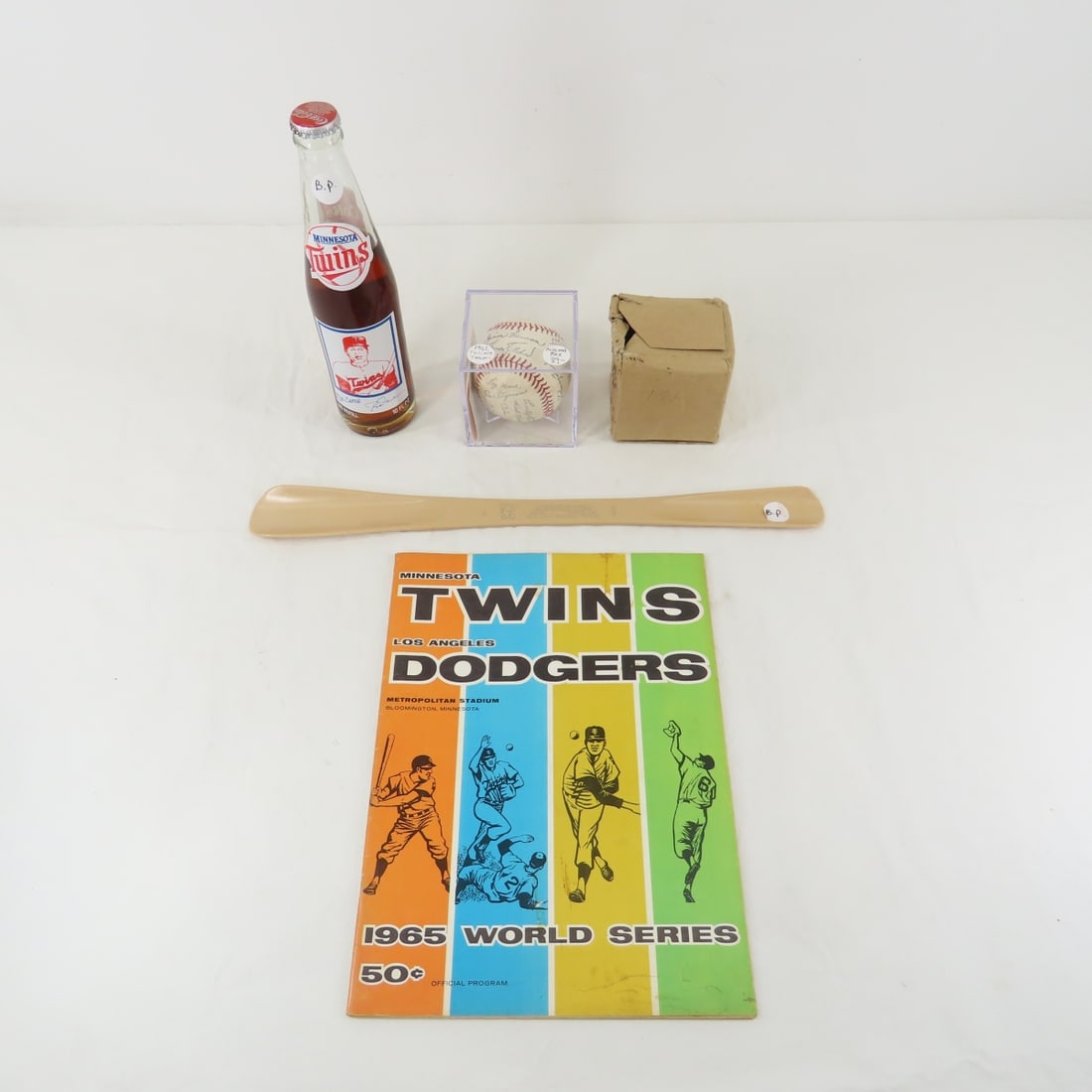 MN Twins 1962 team stamped ball (1 of 20)