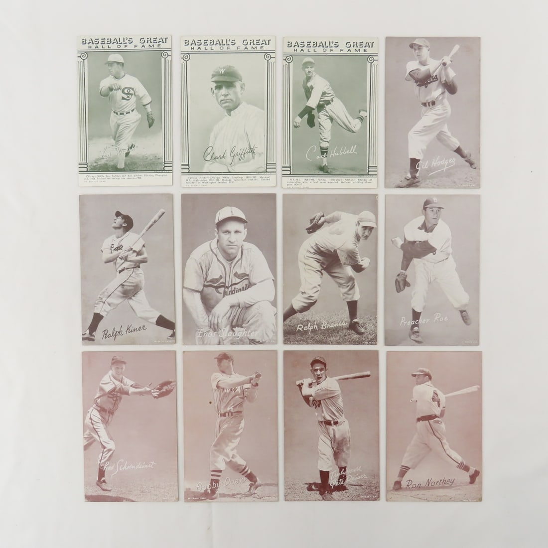 12 1940-60's era Exhibit Cards (1 of 8)