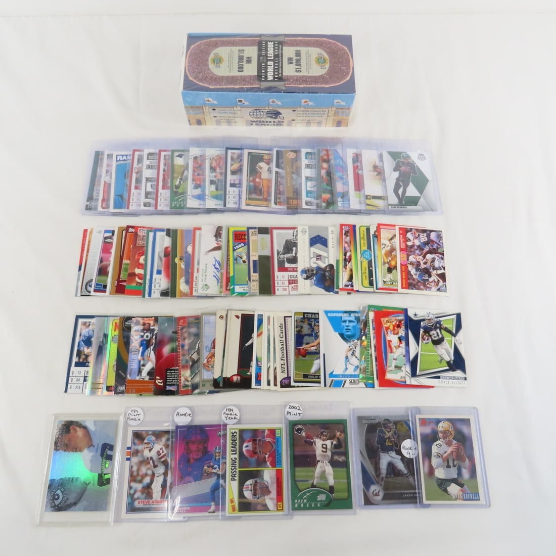 1992 WLFA Card Set sealed & 100+ Football Cards (1 of 12)