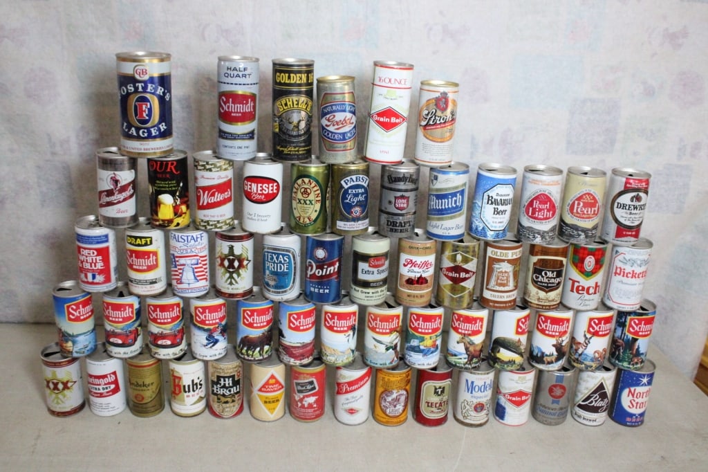 Pull Tab Beer Cans, Sports, Steel Sides (1 of 20)