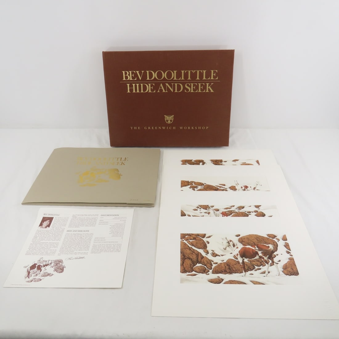 Bev Doolittle Hide and Seek 6 Print Set in Box (1 of 15)