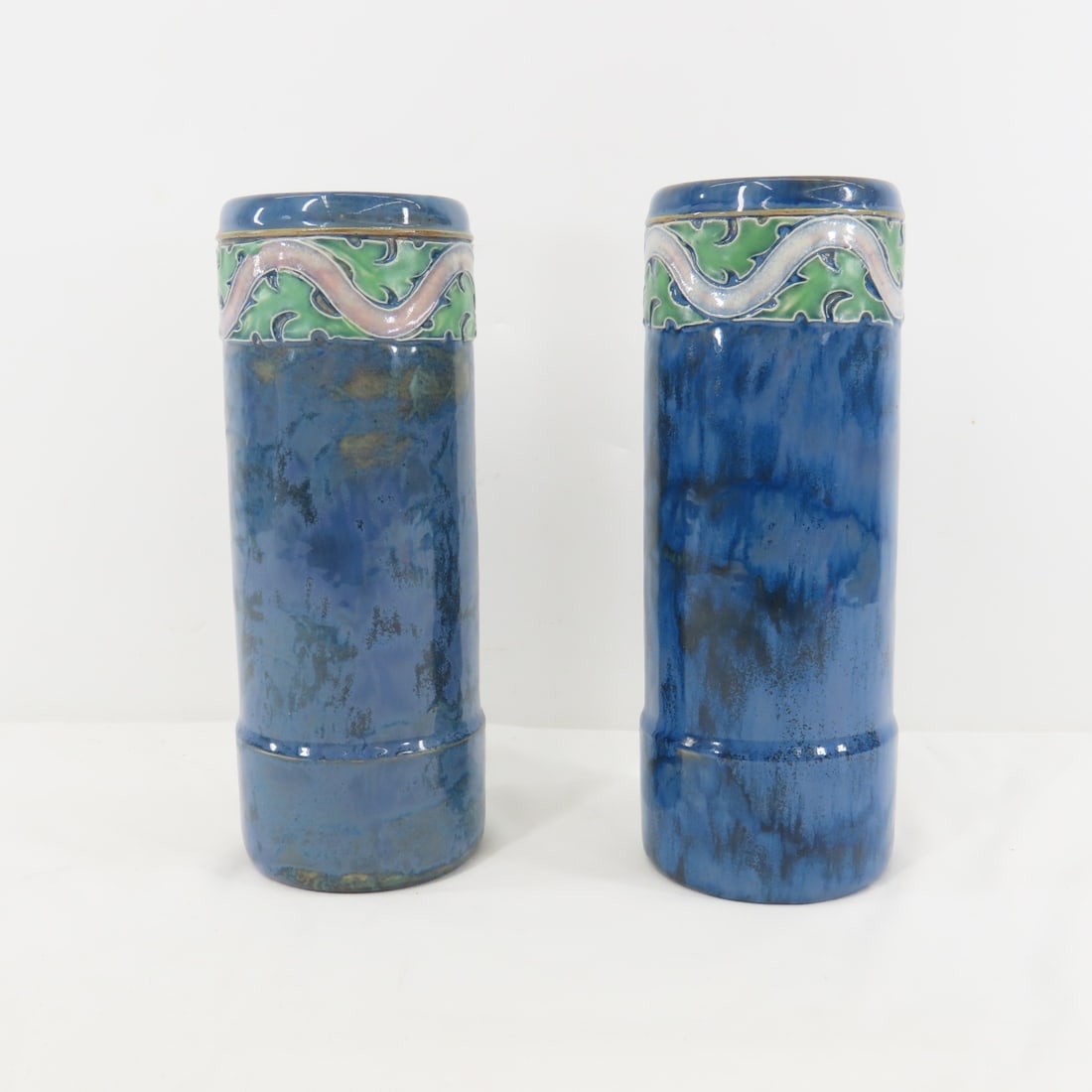 Royal Doulton pair of Bessie Newberry Vases (1 of 13)