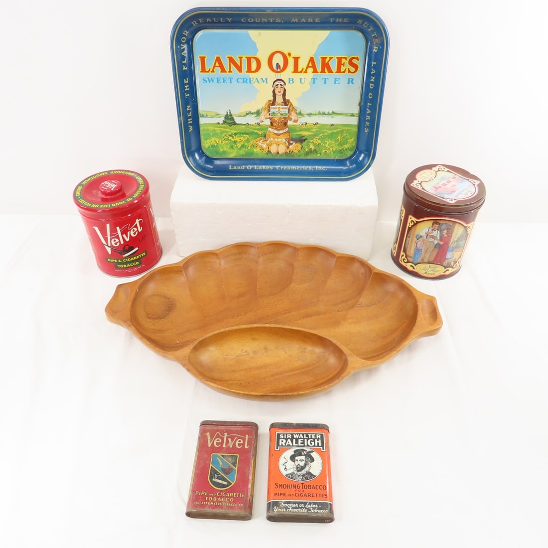 Vintage Tobacco Tins, Land O Lakes Tray and More (1 of 20)