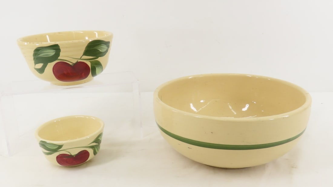 3 Watt Ware Apple Bowls (1 of 20)