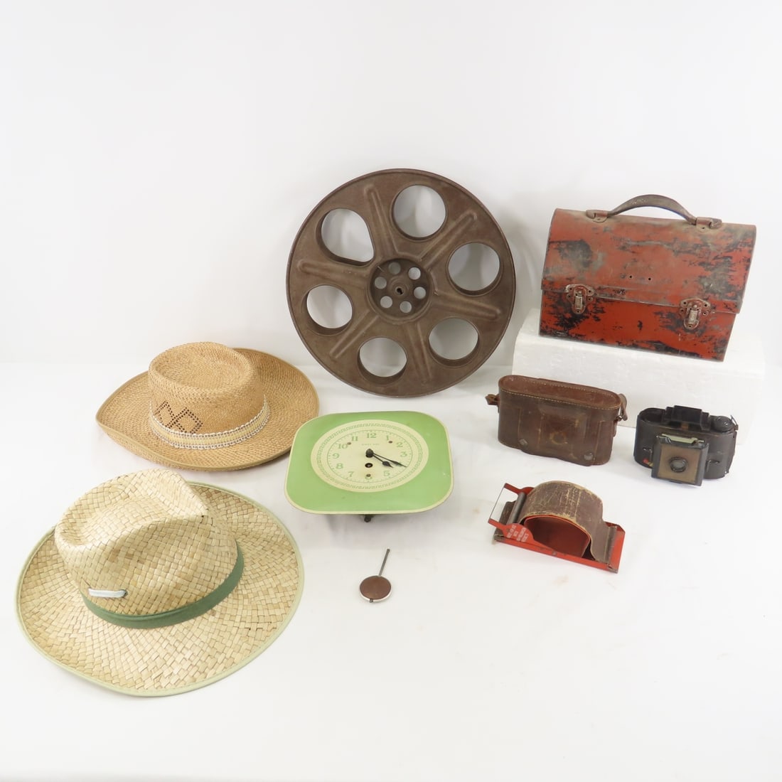 2 Hats, Lunchbox, Camera, 8 Day Clock and More (1 of 20)