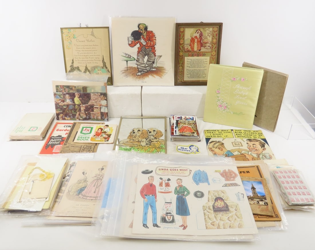 Ephemera, paper Dolls, Postcards & More (1 of 19)