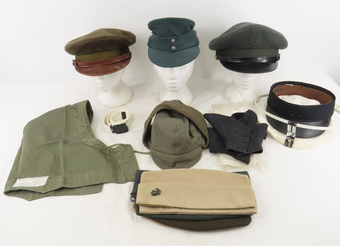 US Military Caps, Hats & Hood: US Military Caps, Hats & Hood - Please ask questions and read terms & conditions before bidding.