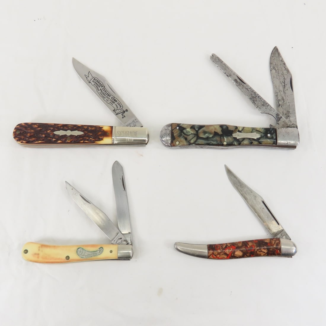 4 Large Vintage Pocket Knives, Schrade, Imperial (1 of 20)