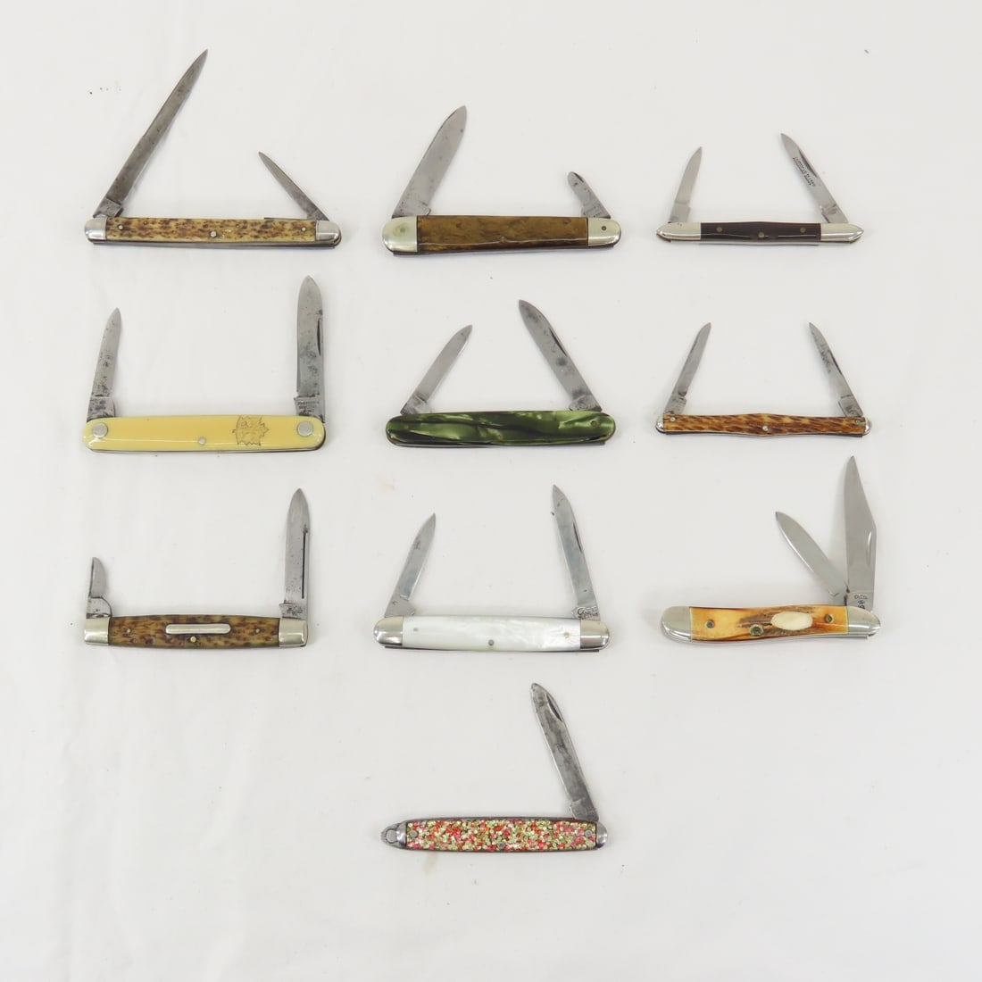10 Vintage Small pocket knives & Cowboy toothpicks (1 of 15)