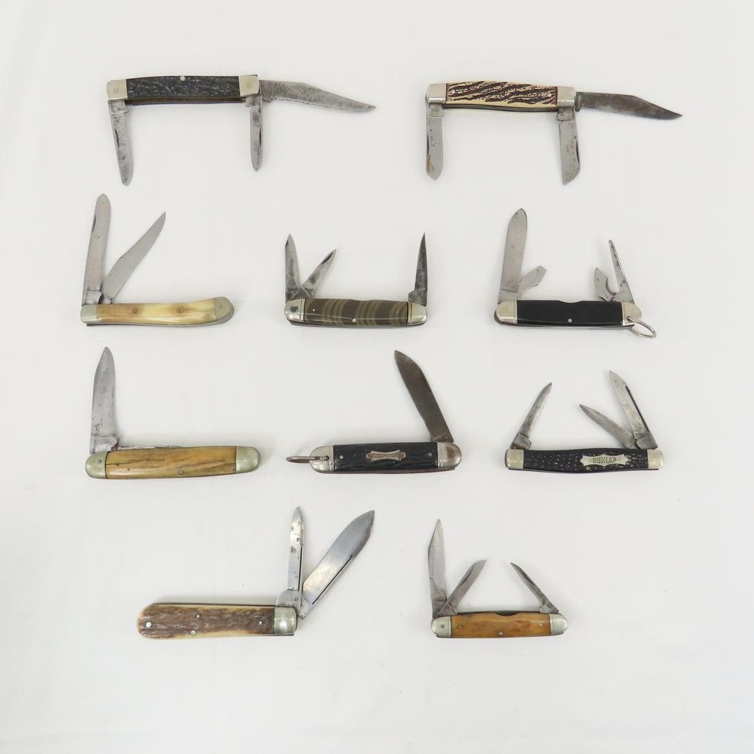 10 Vintage Pocket Knives, several have been ground (1 of 17)
