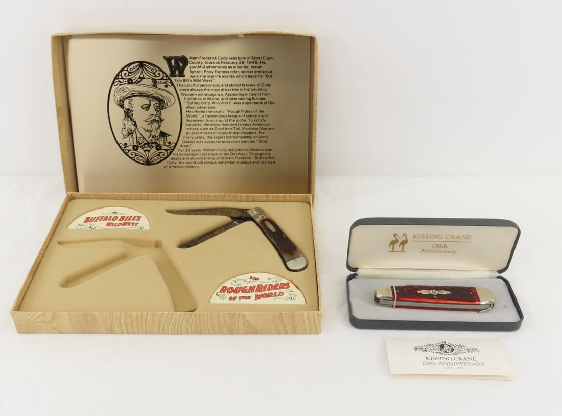 Case Buffalo Bill & Kissing Crane 150th knives (1 of 20)