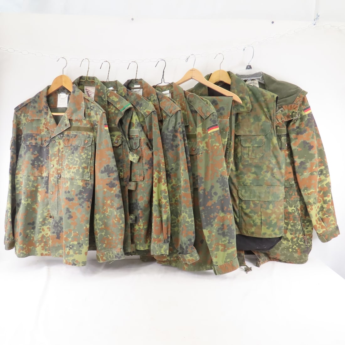 8 West German Military Clothes- Coats, Vests (1 of 19)