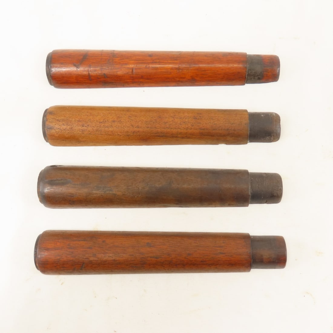 4 Serial Numbered Mauser K98k Wood Handguards: 4 Serial Numbered Mauser K98k Wood Handguards - 1515, 2470, 1243 & 9649 (2 unknown marks) Please ask questions and read terms & conditions before bidding.