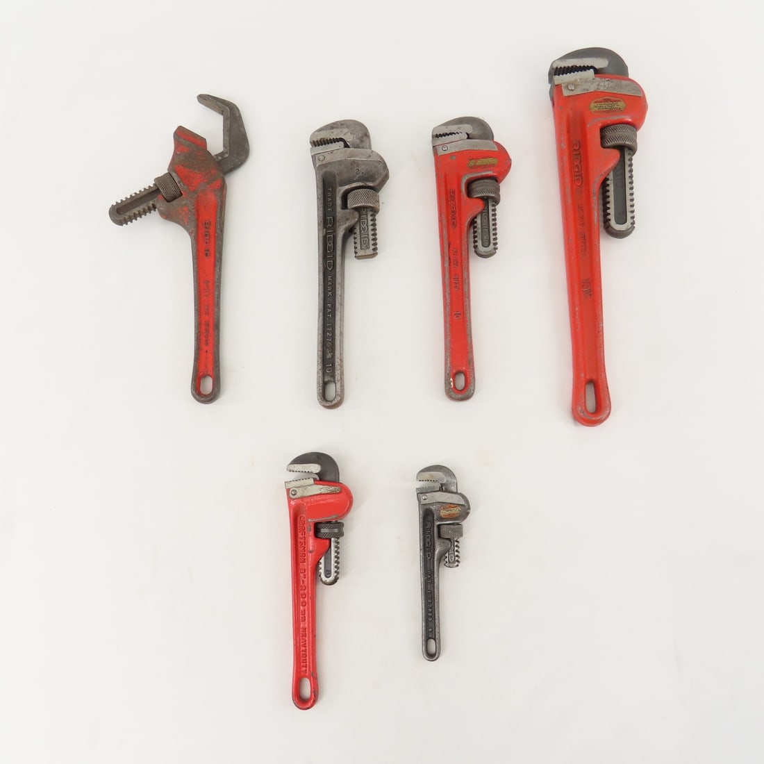 6 Vintage Ridgid pipe wrenches (1 of 20)