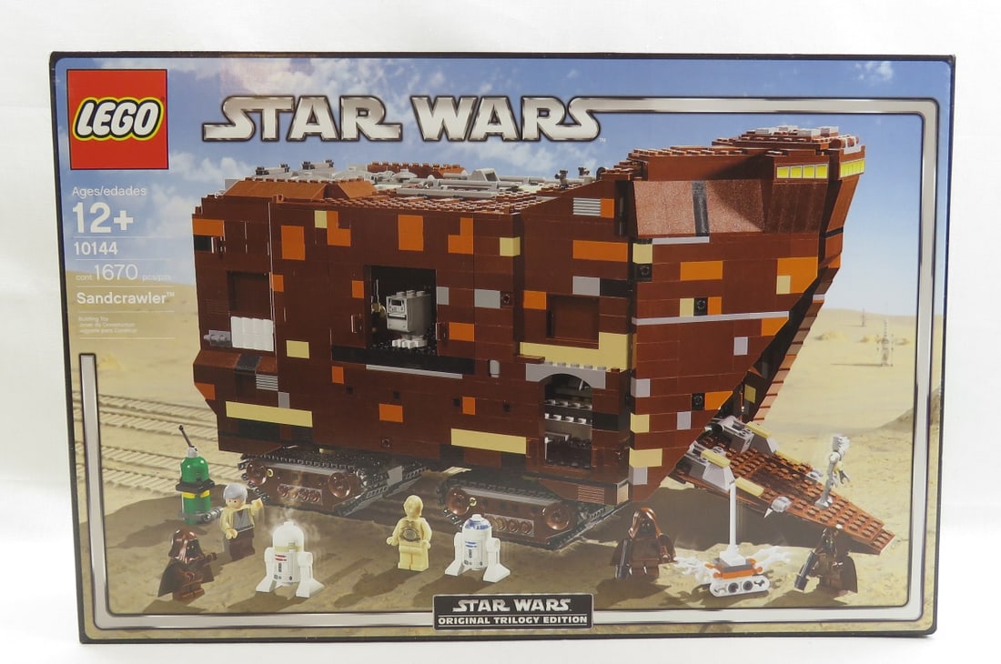 Lego 10144 Star Wars Sandcrawler: Lego 10144 Star Wars Sandcrawler - Trilogy Edition NIB Sealed Box 2005 Pc. Count 1670 Please ask questions and ead terms & conditions before bidding.