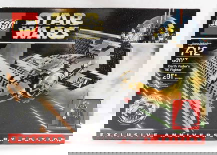 Lego 8017 Star Wars Darth Vader's TIE Fighter: Lego 8017 Star Wars Darth Vader's TIE Fighter - NIB Sealed Box 10 year exclusive anniversary edition 2009 Pc. Count 251 Please ask questions and ead terms & conditions before bidding.