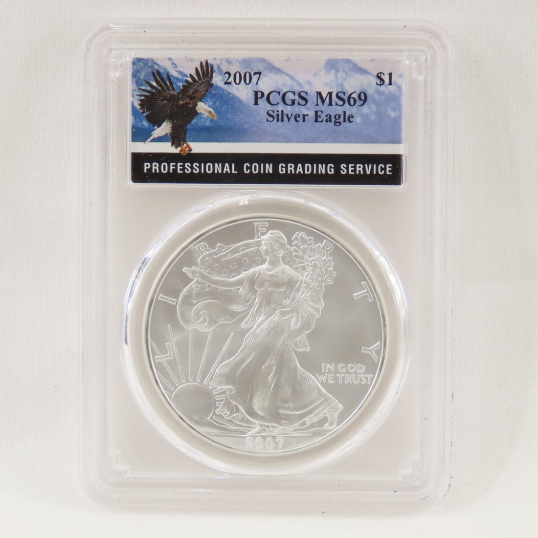 2007 American Silver Eagle PCGS MS69 (1 of 4)