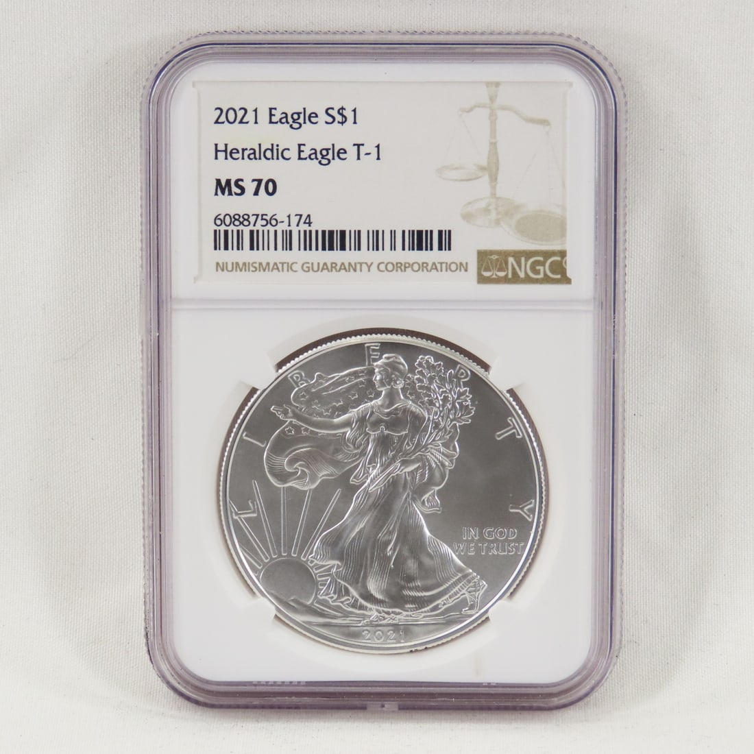 2021 American Silver Eagle NGC MS70 Type 1 (1 of 4)