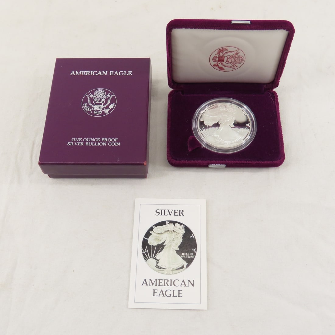 1986 S American Silver Eagle Proof (1 of 4)