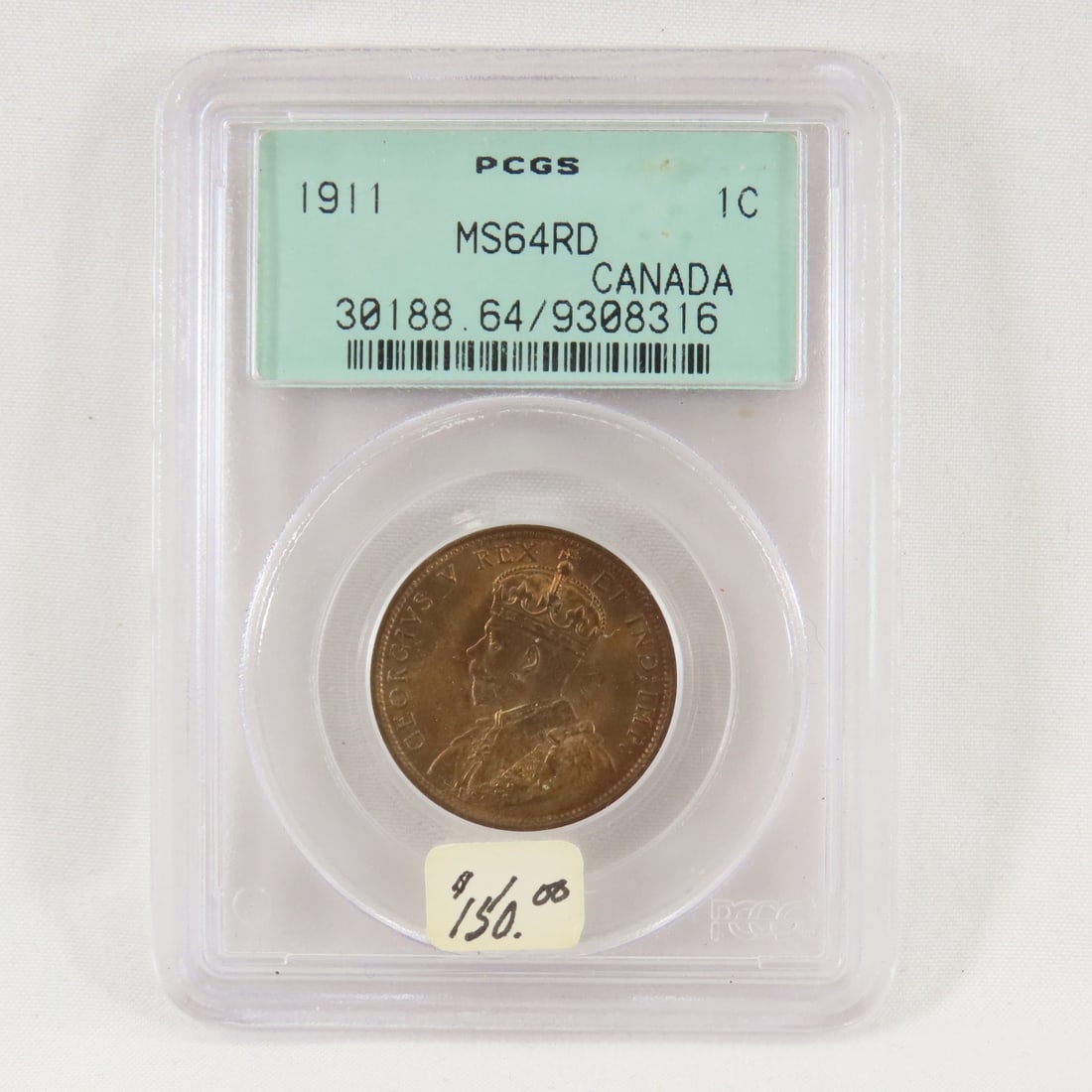 1911 Canadian Large Cent PCGS MS64RD (1 of 4)
