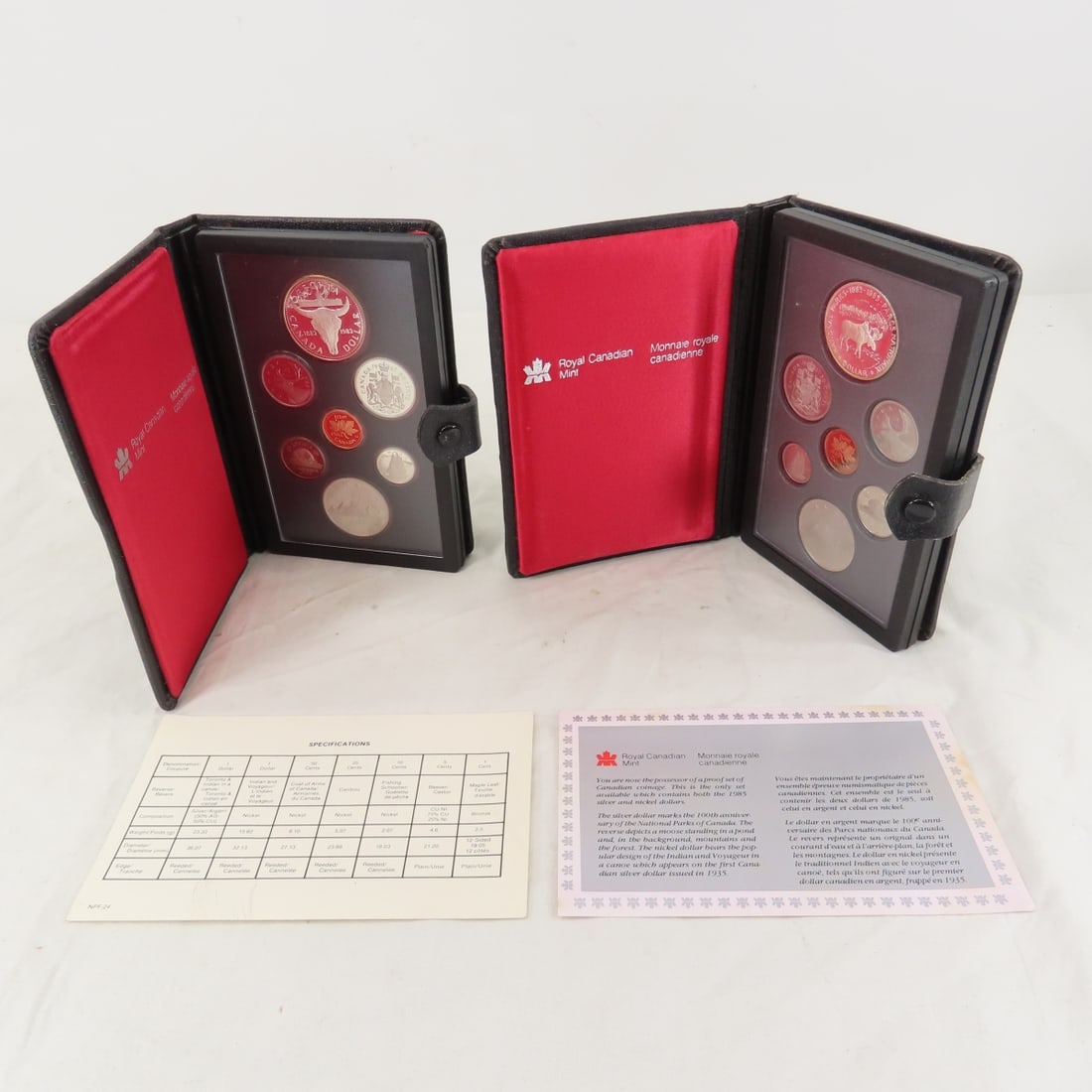 1982 & 1985 Canadian Double Dollar Proof Sets (1 of 13)
