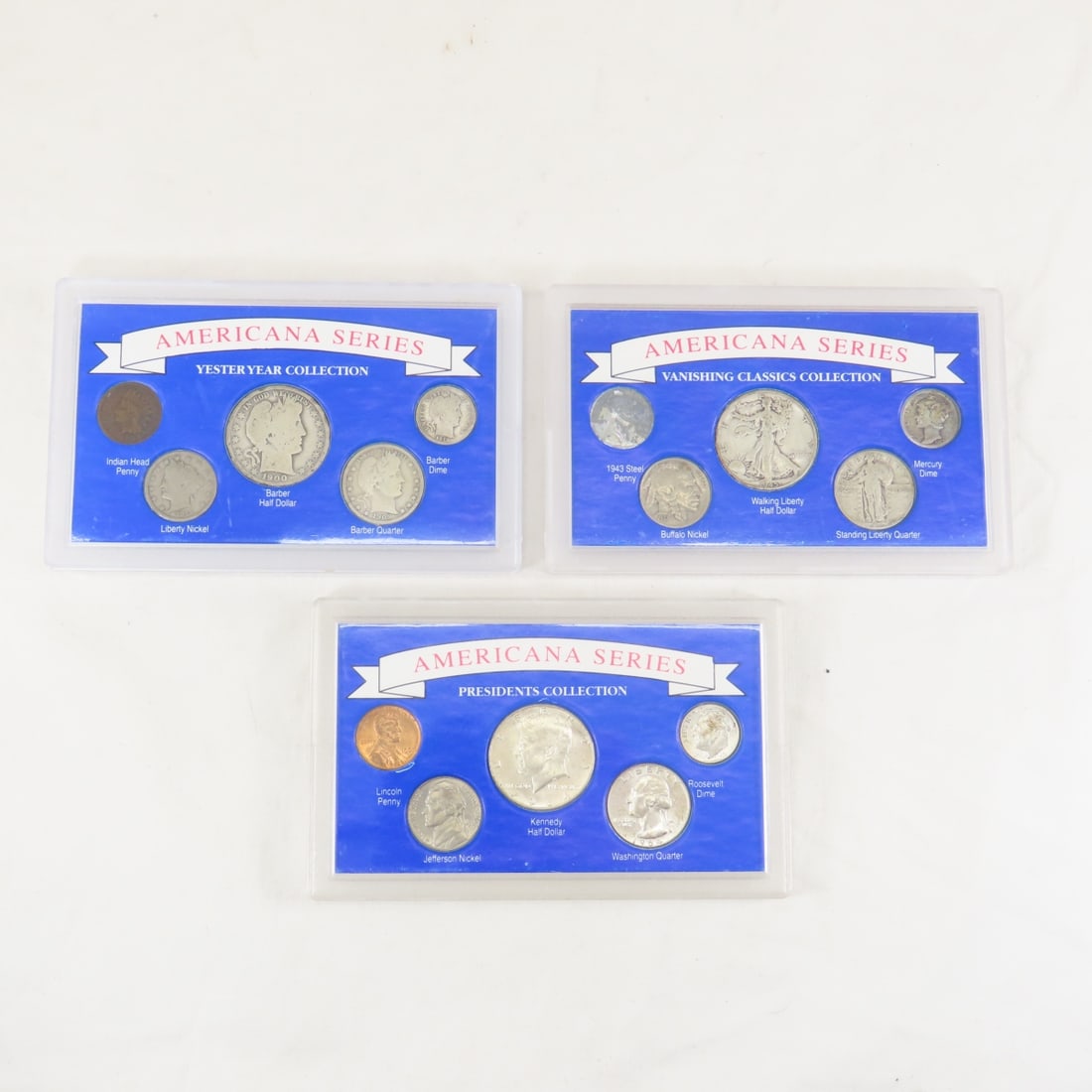 3 American Series US Coin Sets $2.55 face silver (1 of 19)