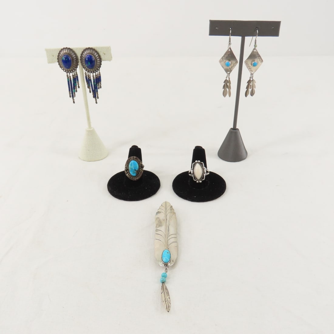 Southwest Sterling Silver Jewelry 32.3 grams (1 of 17)