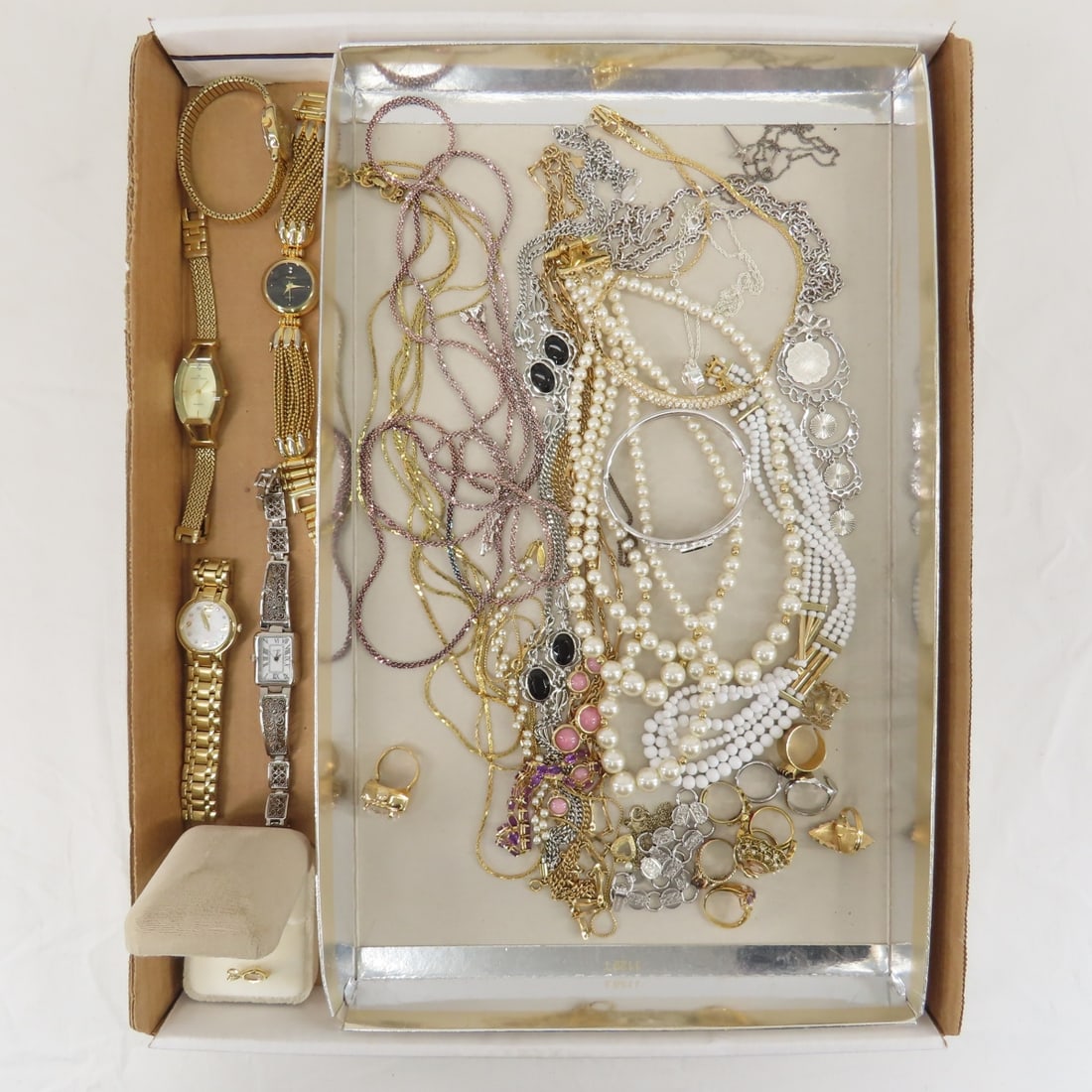 Vintage Jewelry & Watches - some signed: Vintage Jewelry & Watches - some signed - Sarah Coventry, Napier, Anne Klein, Milor and more Please ask questions and read terms & conditions before bidding.