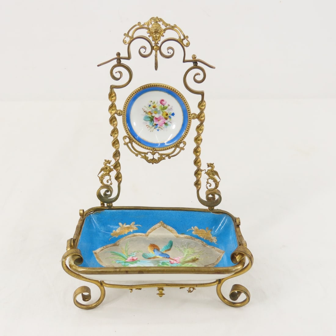 1850's French HB & Cie Chatelaine Watch Stand (1 of 8)