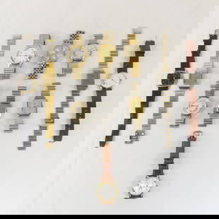 11 Vintage Longines, Timex & Other Quartz Watches: 11 Vintage Longines, Timex & Other Quartz Watches - Citizen, Seiko, Bulova, & Perry Ellis, all need batteries Please ask questions and read terms & conditions before bidding.