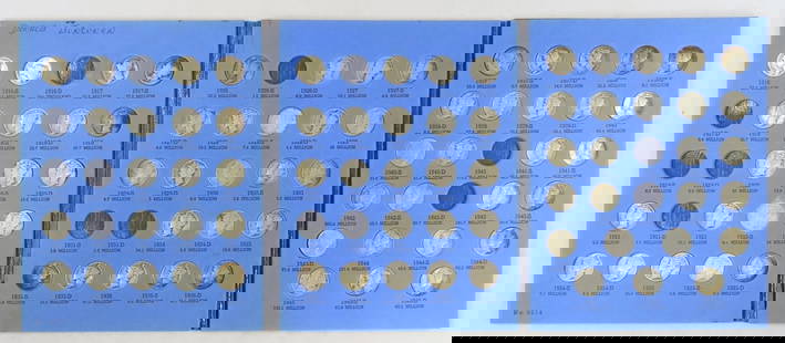 Mercury Dime Collection in book, 67 Coins: Mercury Dime Collection in book, 67 Coins - Please ask questions and read terms & conditions before bidding.